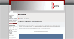 Desktop Screenshot of fundacionbaruchspinoza.org